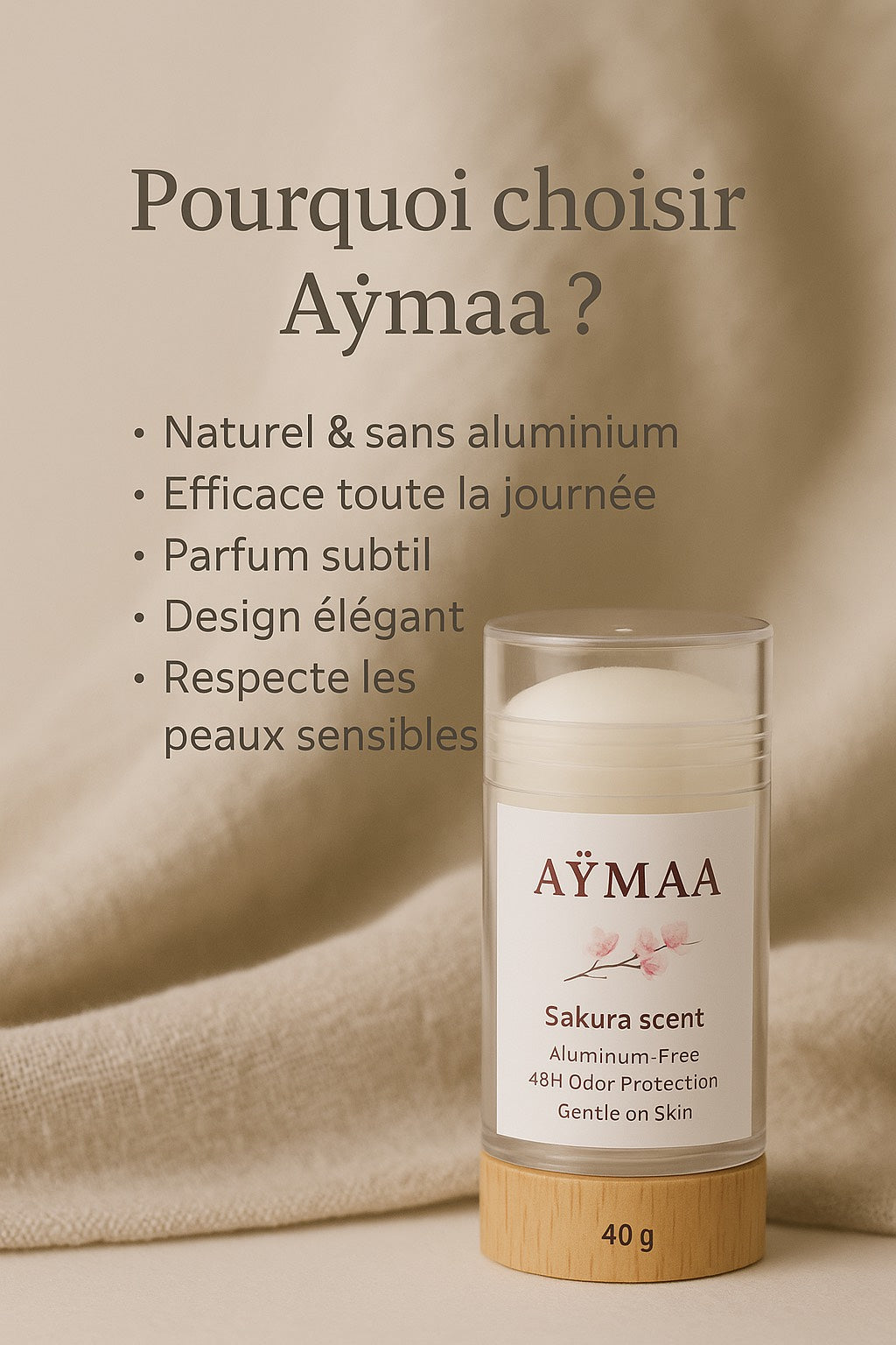 Déodorant Sakura - 40g